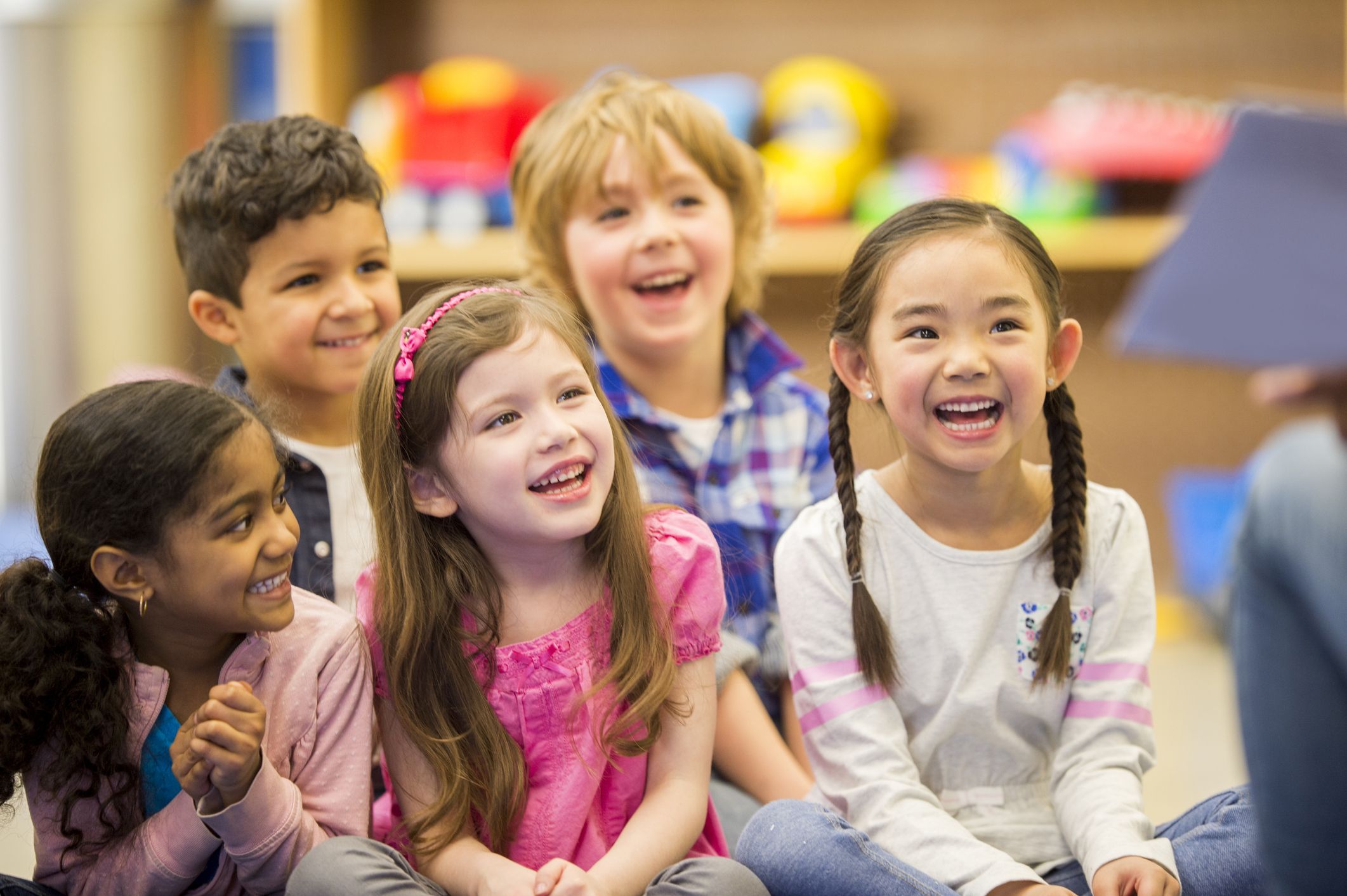 Laughing children